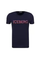tėjiniai marškinėliai Iceberg tamsiai mėlyna